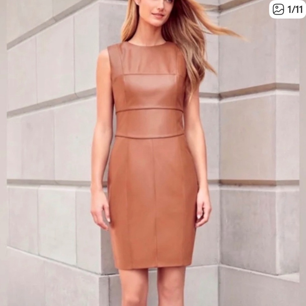 ANTONIO MELANI NWOT Leather Dress